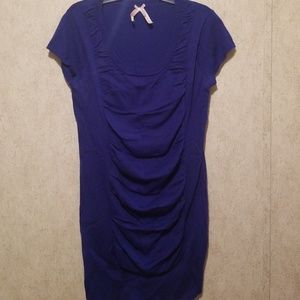 Derek Heart Blue Sweater Dress